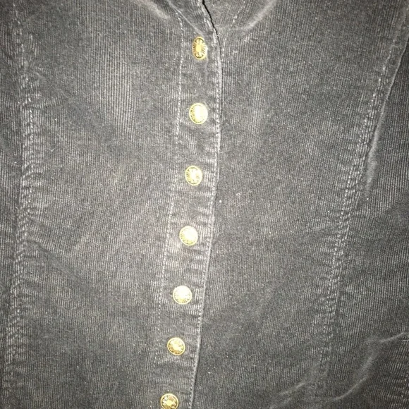 Live A Little Black Courduroy Jacket - Picture 4 of 4